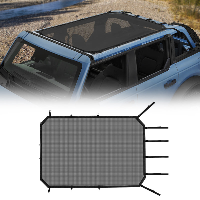 Roof rack sun discount shade