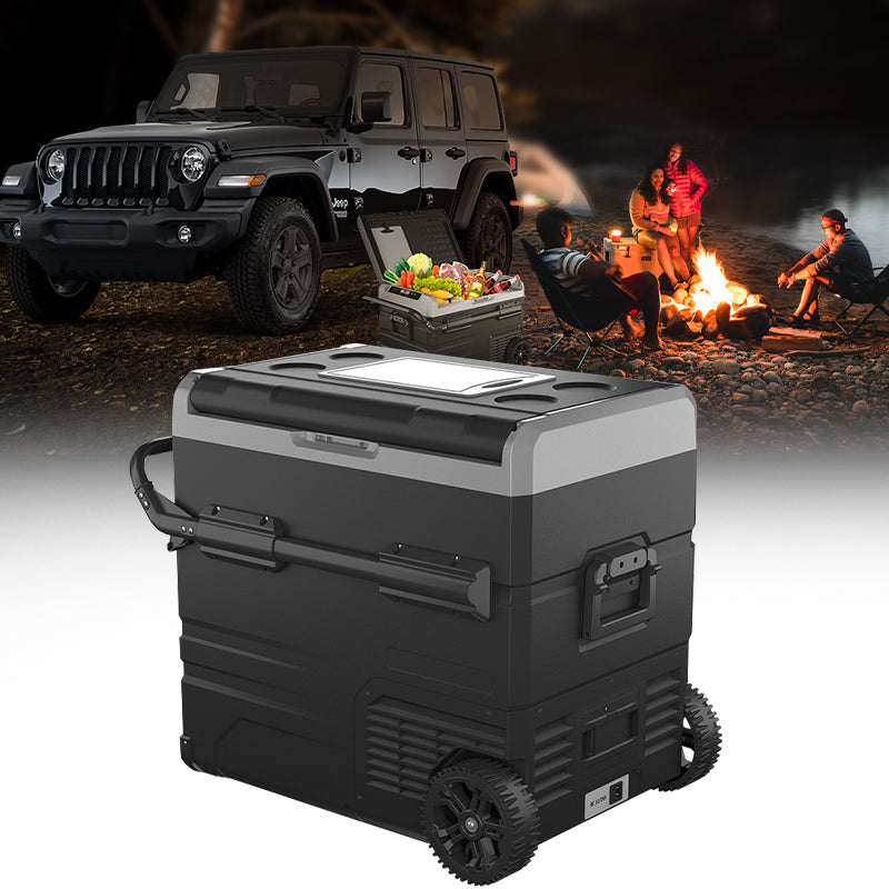 55L APP Control Portable Freezer With Wheel For Outdoor