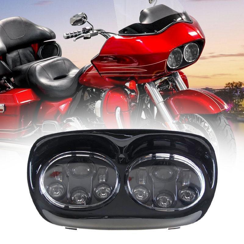 Dual LED Motorcycles Headlights For Road Glide 2004-2013