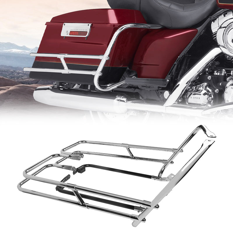 USA ONLY Saddlebag Guard Rail Mount For Harley Touring Road King Electra Street Glide 97 08