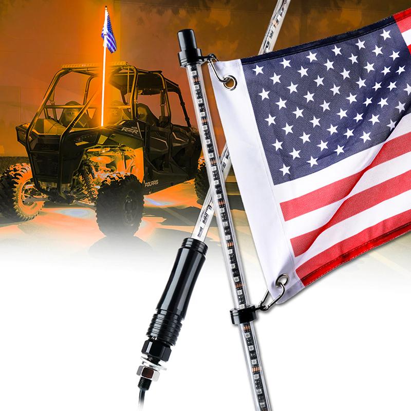 for Jeep Wrangler Accessories Tailgate Hinge Flag Pole Antenna