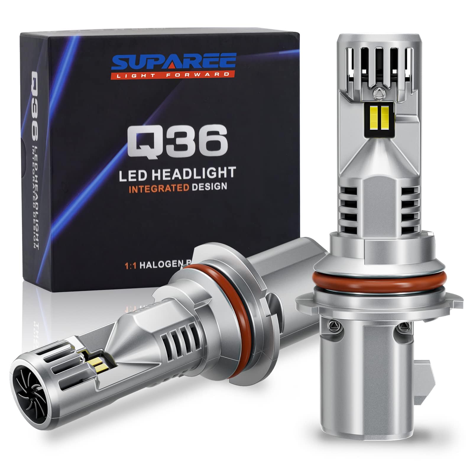 SUPAREE 9007/HB5 LED Headlight Bulbs 6500K White Super
