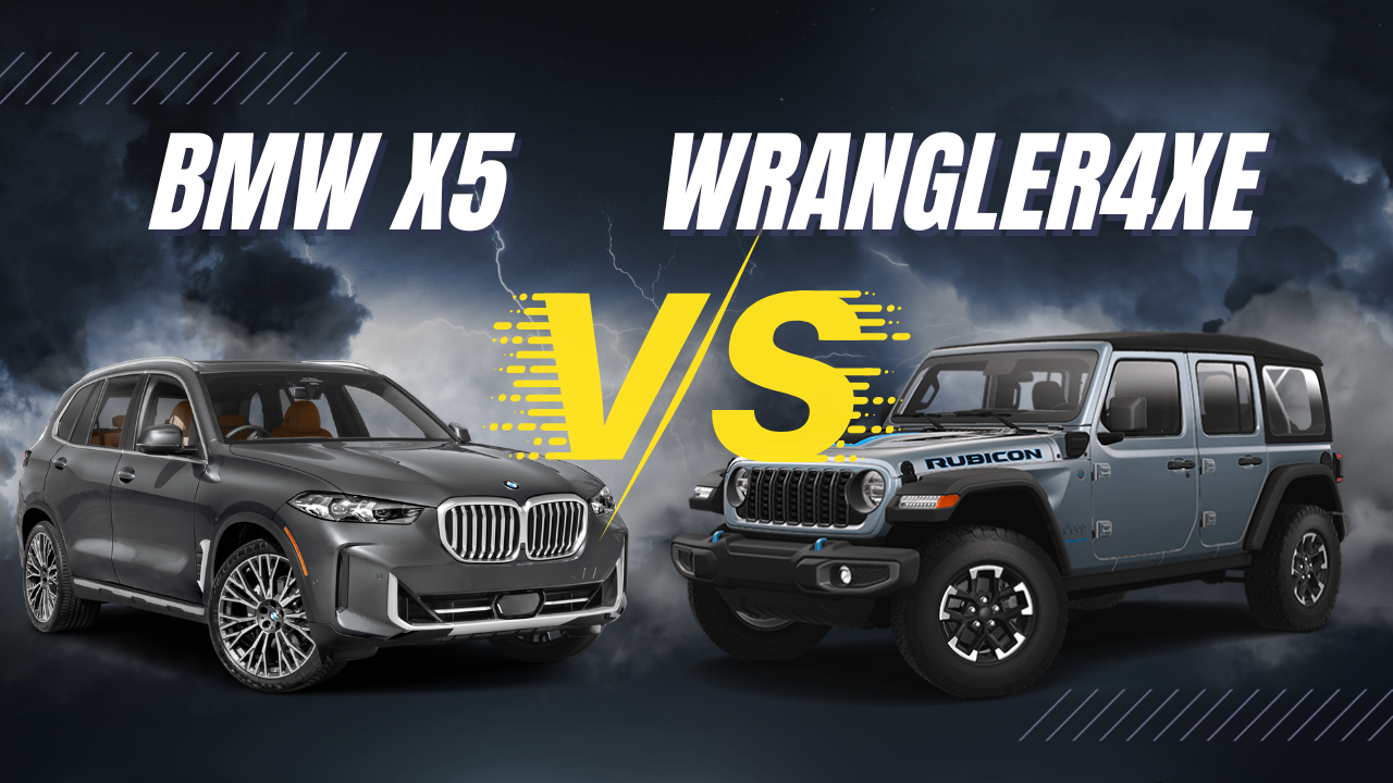 2024 Jeep Wrangler 4xe vs. 2024 BMW X5 xDrive50e Comparison