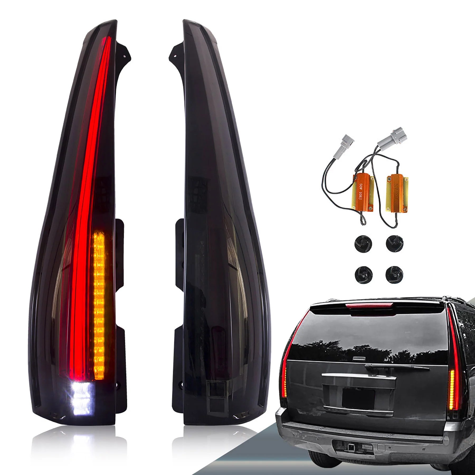 LED Tail Lights for 2007-2014 GMC Yukon & Chevrolet Suburban/Tahoe