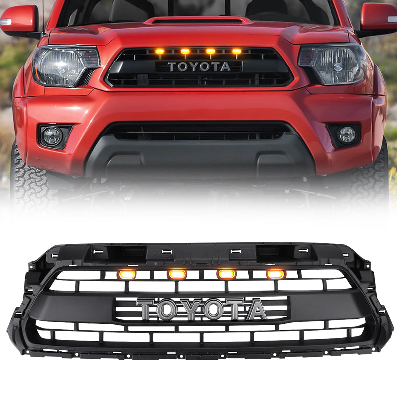 2nd GEN Tacoma TRD Grille with Amber Lights | Roxmad