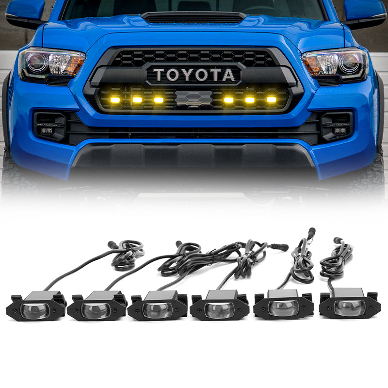 toyota tacoma trd pro projector LED insert grill lights