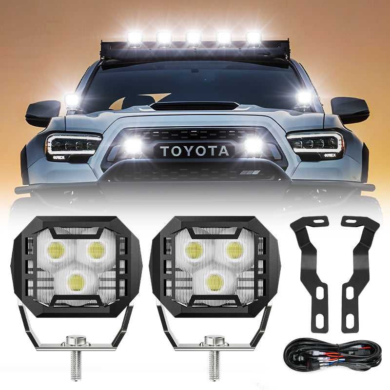 2017 toyota tacoma work lights with white color