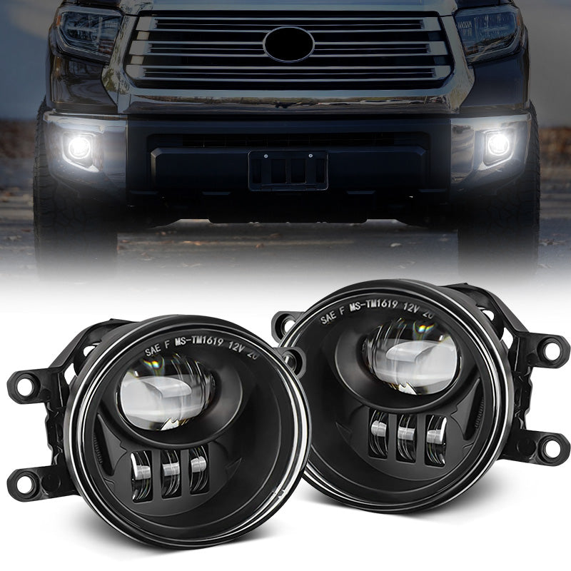 White Color LED Fog Lights for 2014-2019 Toyota Tundra