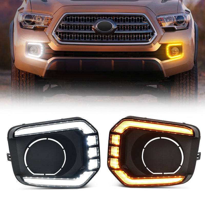 2016-2023 Toyota Tacoma LED Fog Lights Bezel Kit