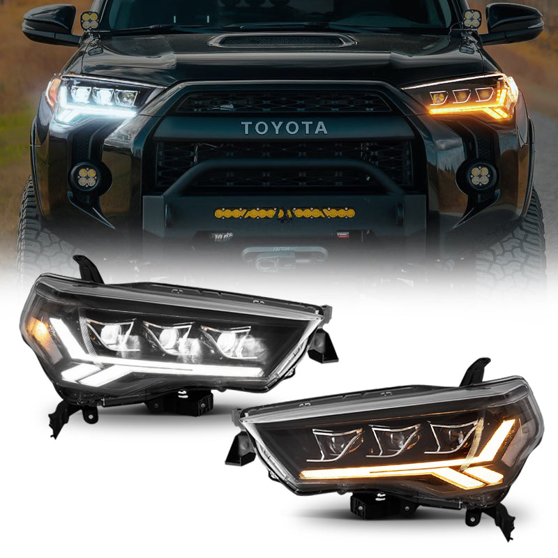 Faros delanteros proyectores LED con DRL para Toyota 4Runner 2014 y posteriores