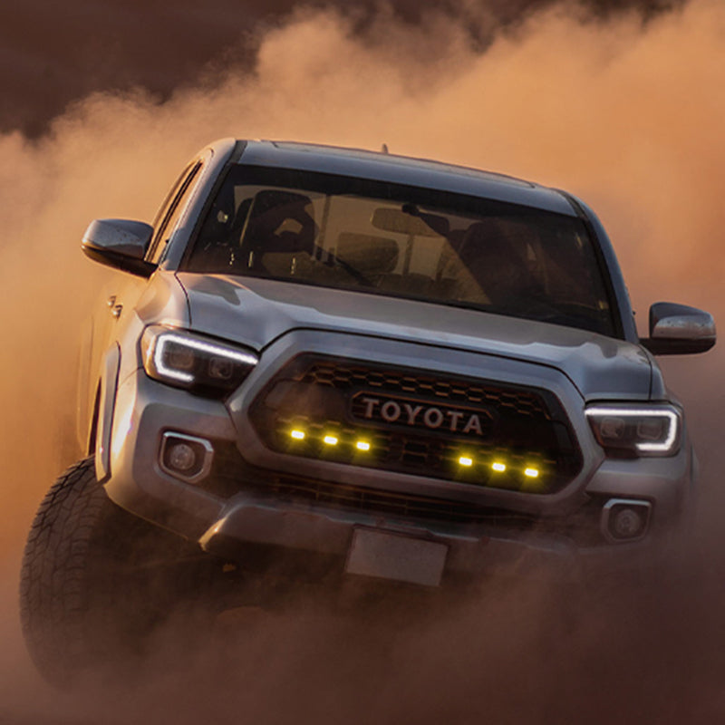 toyota tacoma trd pro projector LED insert grill lights