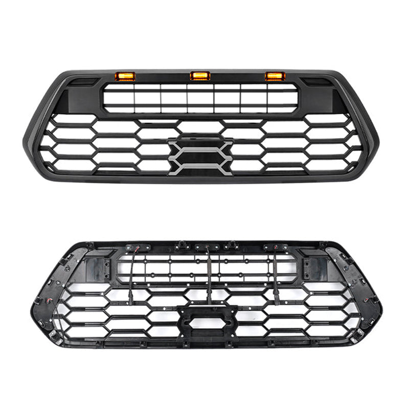 toyota tacoma front grille with led grille lights