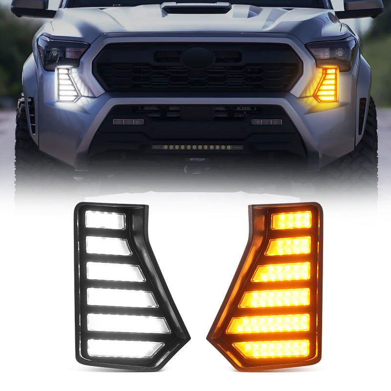 2024 Toyota Tacoma trd pro fog lights with amber color led lights