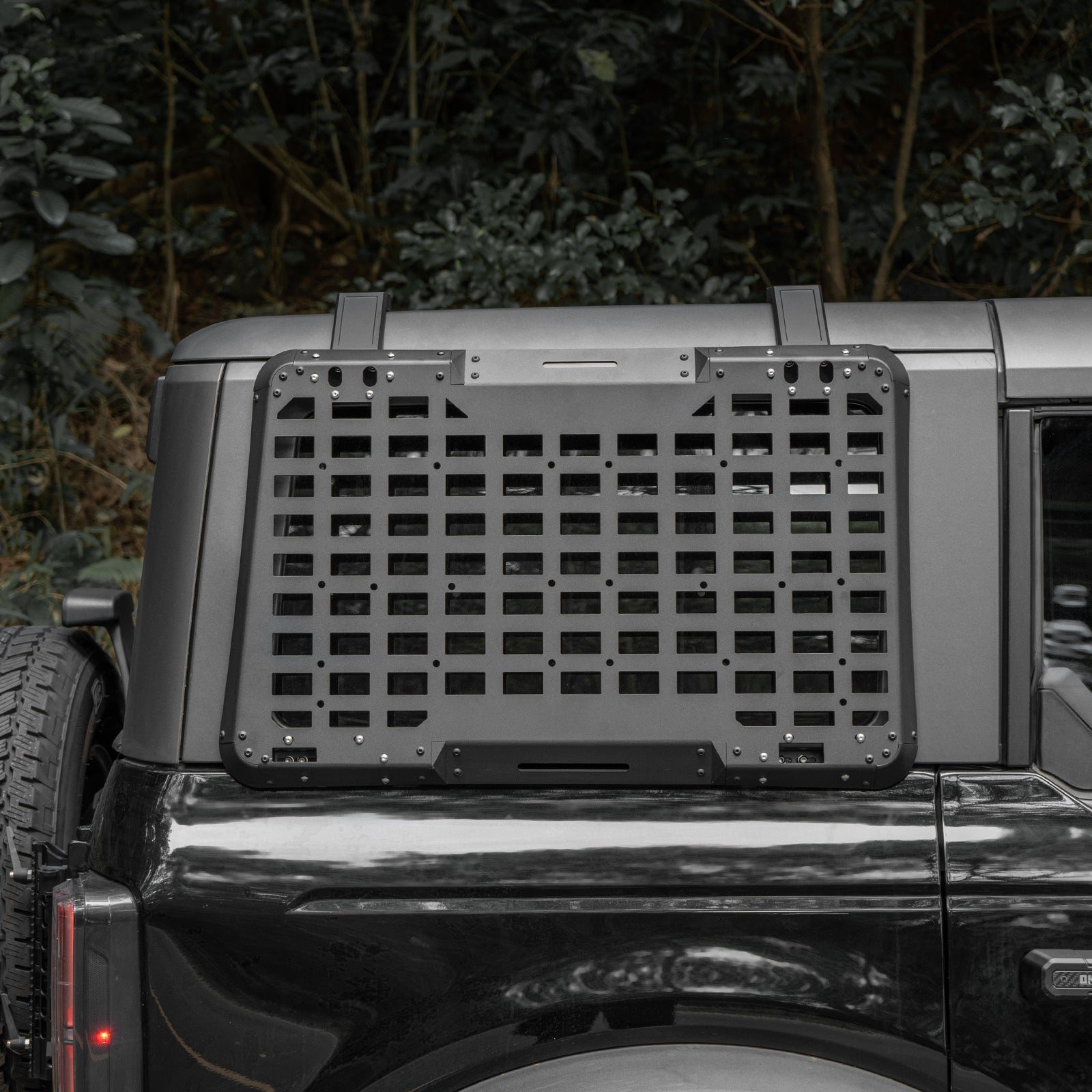 Mesa trasera plegable de acero inoxidable para Jeep Wrangler