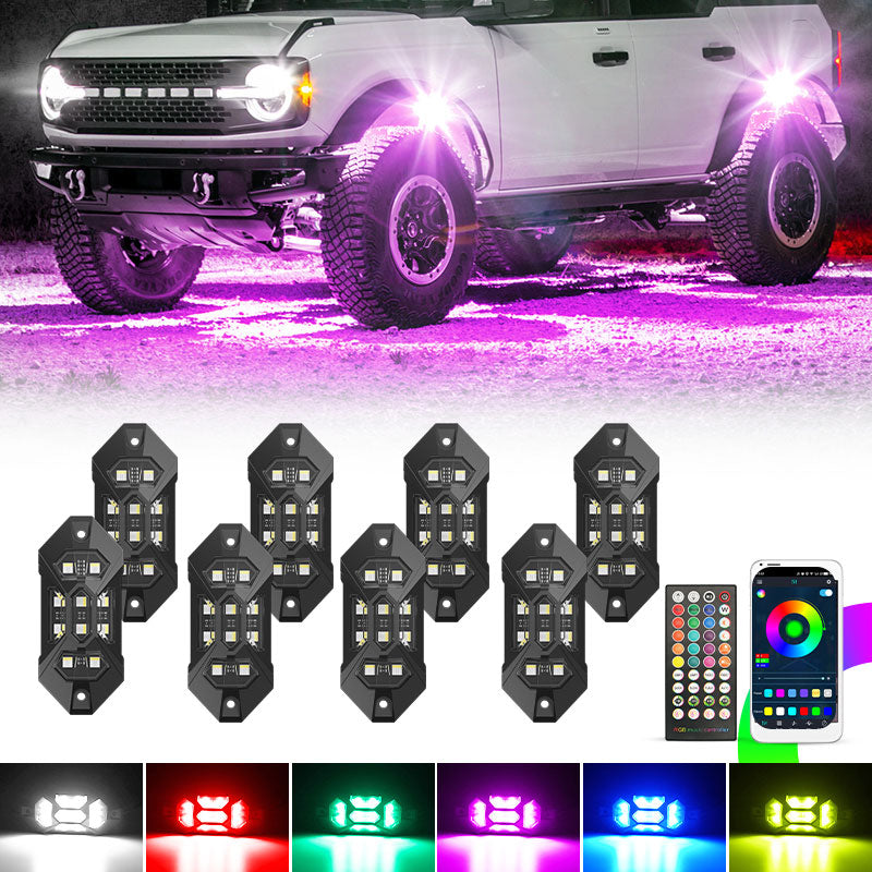 Bronco rgb rock lights