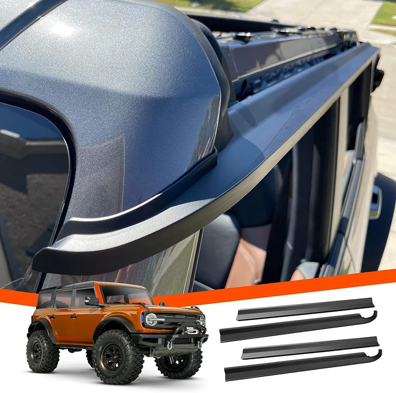 Bronco rain guard window visors