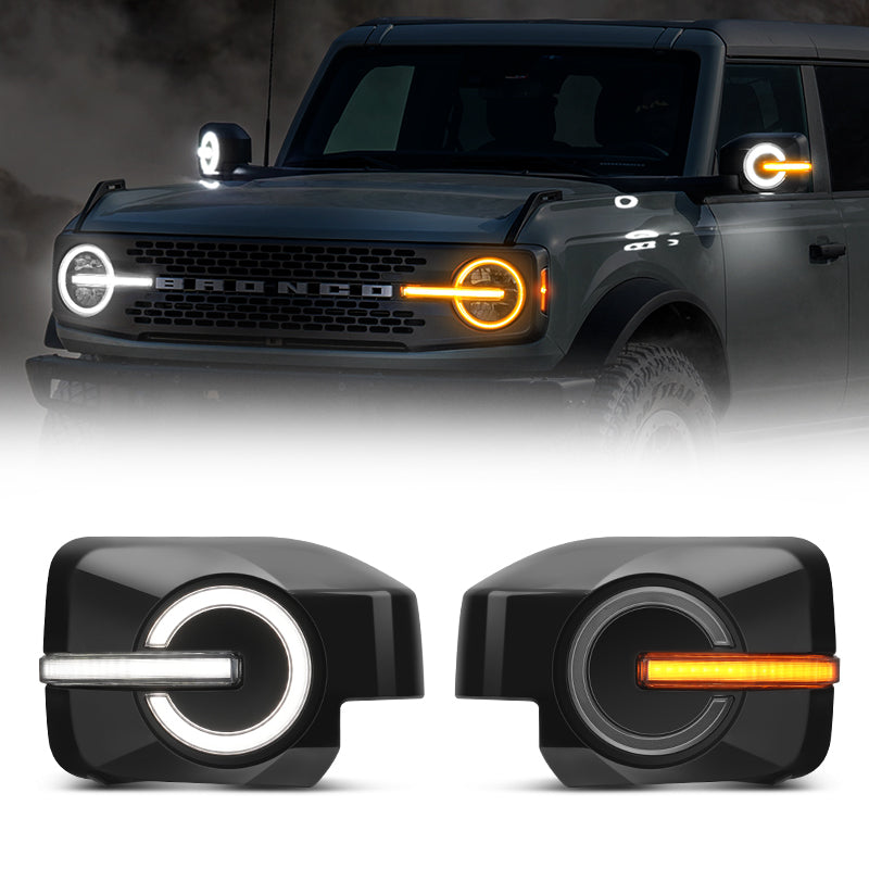 Kit de luces antiniebla LED triples para Ford Bronco 2021 y posteriores