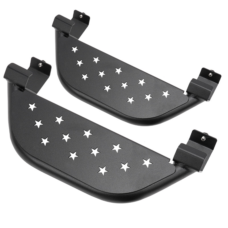 Star Shape Side Step for 2021-2025 Ford Bronco 2/4 Door