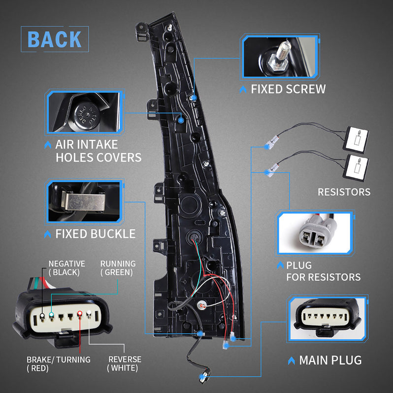 LED Taillights for 2015-2020 Chevrolet Suburban/Tahoe