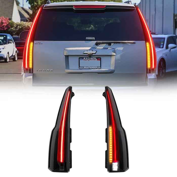 Full LED Tail Lights with Start Up Animation for Chevrolet Tahoe Suburban 2007-2014