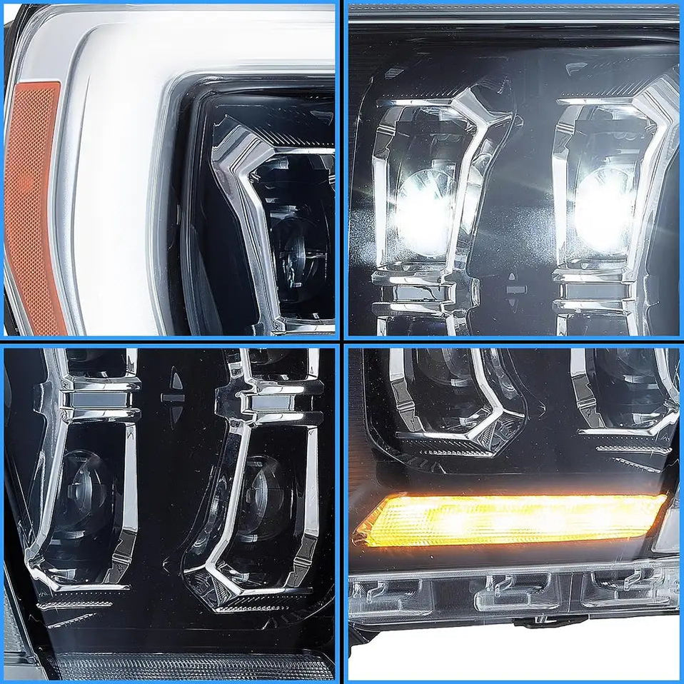 LED Projector Headlights Fit For Ford F150 2021-2023