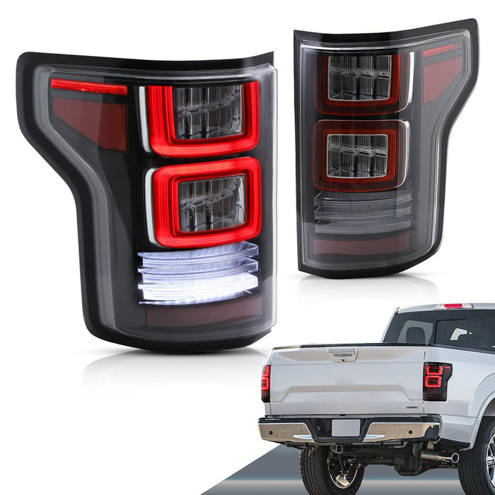 2015-2020 Ford F150 Full LED Tail Lights (Not Fit a XLT/Lariat, Factory with BLISS)