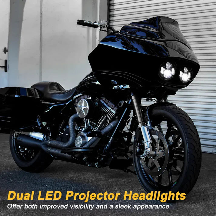 Dual LED Headlight for Harley Davidson Road Glide