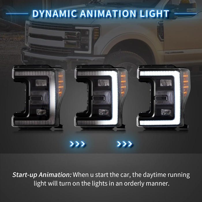 LED Headlights for 2017-2019 Ford F250 F350 F450 F550