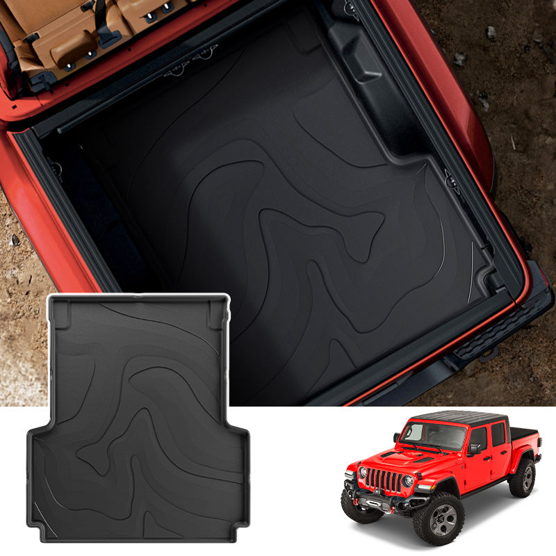 Anti-slip TPE Truck Bed Mat for Jeep Gladiator JT