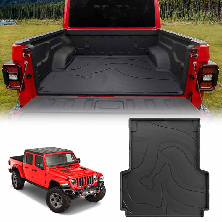 Anti-slip TPE Truck Bed Mat for Jeep Gladiator JT