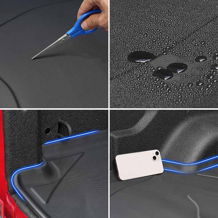 Anti-slip TPE Truck Bed Mat for Jeep Gladiator JT