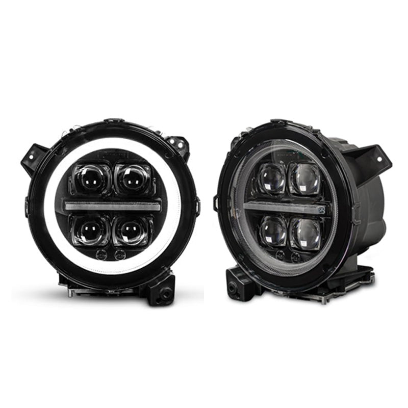 Full LED Projector Headlights for Jeep Wrangler JL and Jeep Gladiator