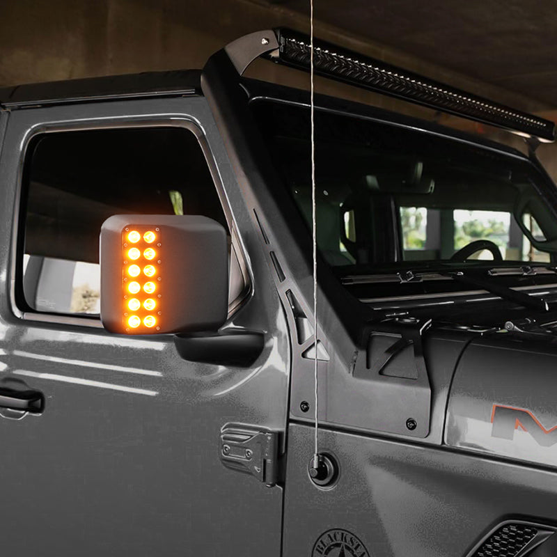 Jeep Wrangler side mirror with turn signals