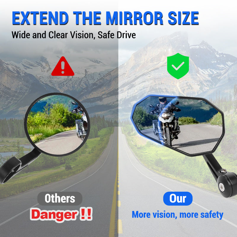 Motorcycle rear view mirrors