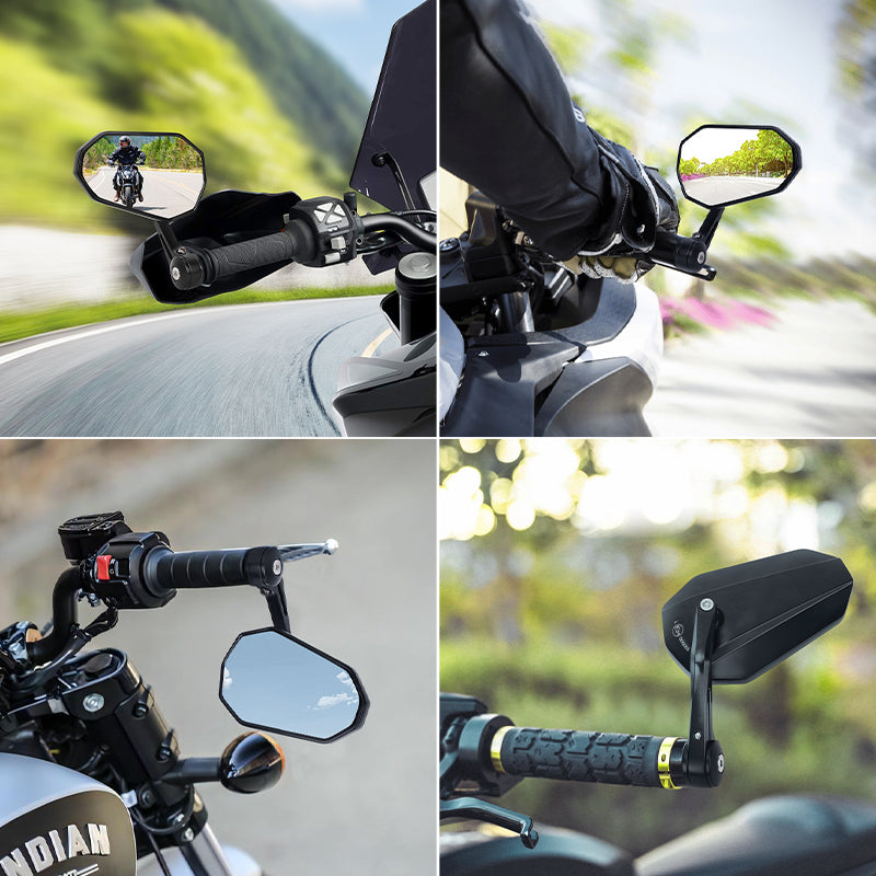 Motorcycle rear view mirrors