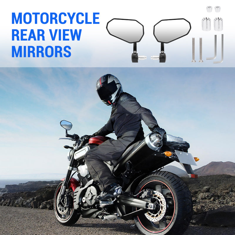 Motorcycle rear view mirrors