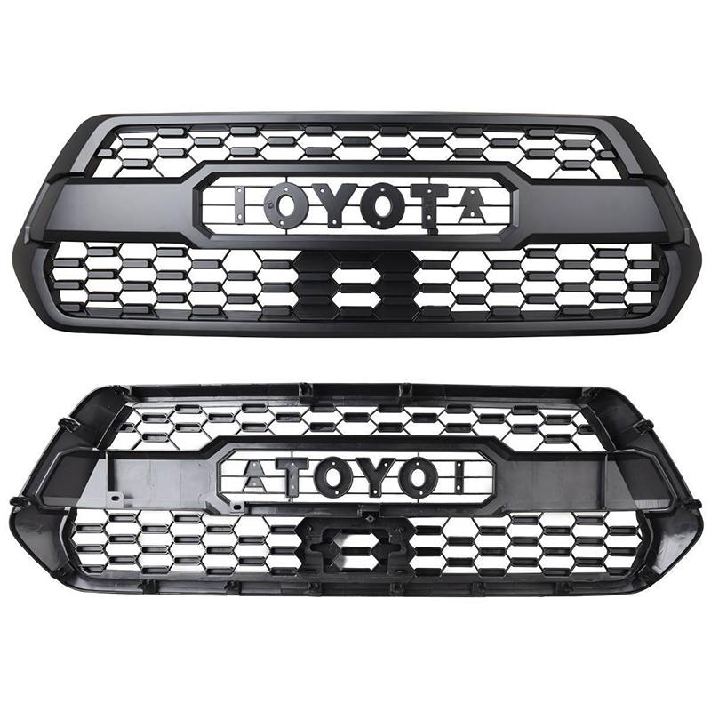 toyota tacoma grille with grey letter