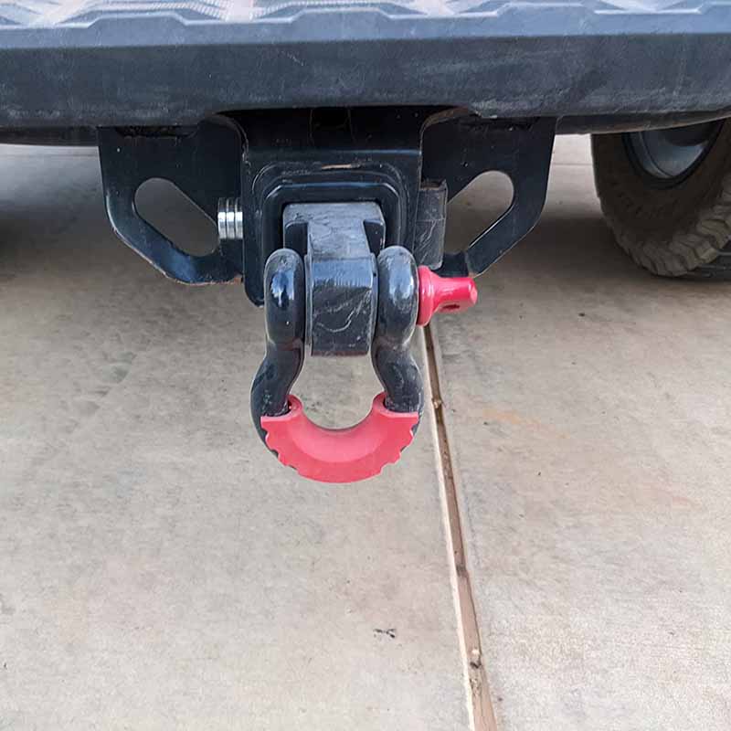 2 Inch Demon Recovery Tow Hooks Bracket with 3/4" Shackle Device for Off-Road