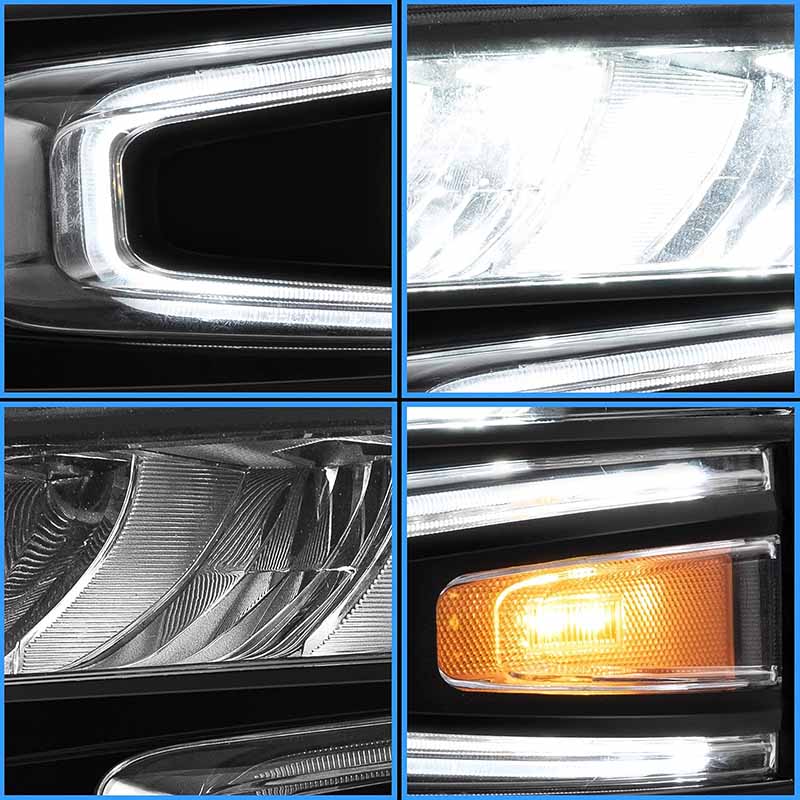 LED Headlights for 2007-2013 1500 2500HD 3500HD Silverado