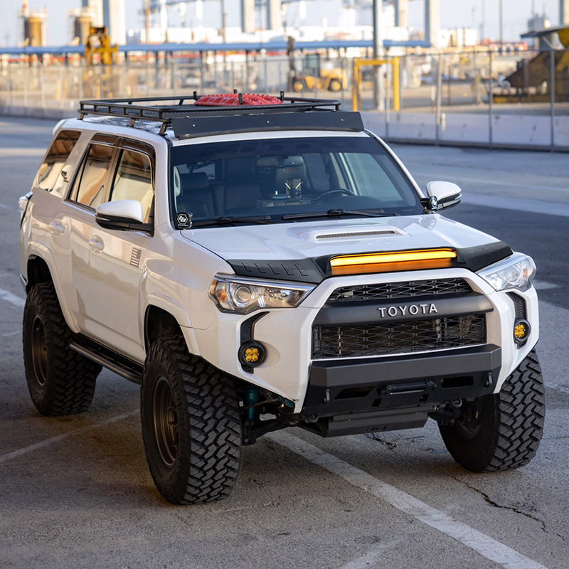 Toyota 4Runner hood protector with led light