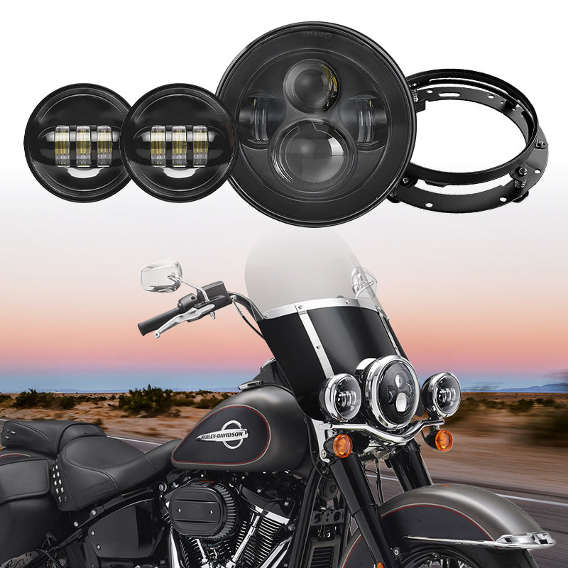 harley led headlight