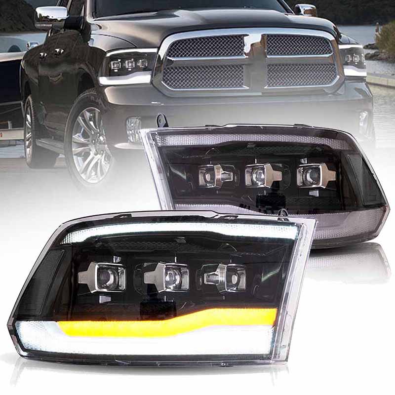 Full LED Headlights for 2009-2018 Dodge Ram 1500 2500 3500