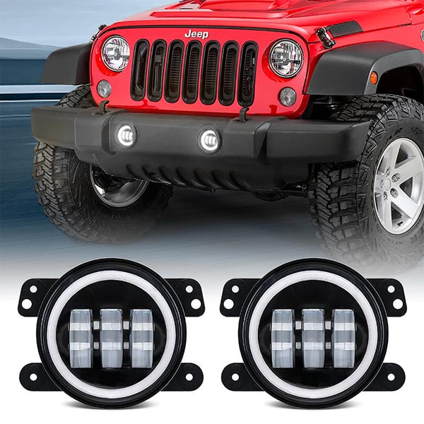 Jeep Wrangler JK Halo LED Fog Lights