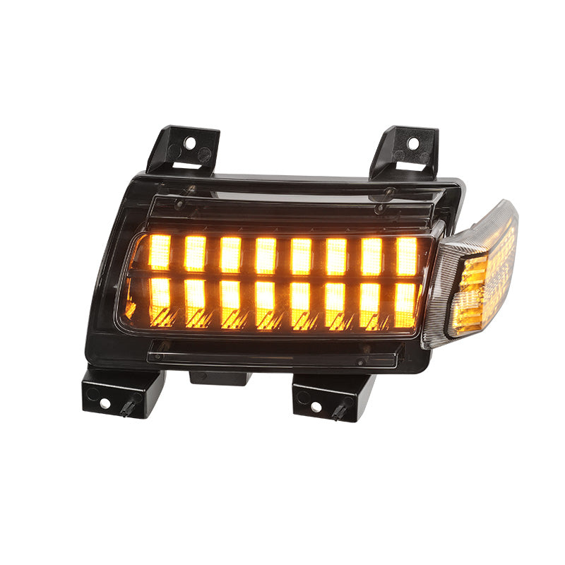 jeep wrangler jl sport turn signal lights with amber color