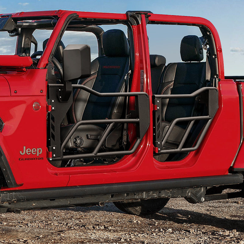 jeep wrangler jl tube doors with mirrors