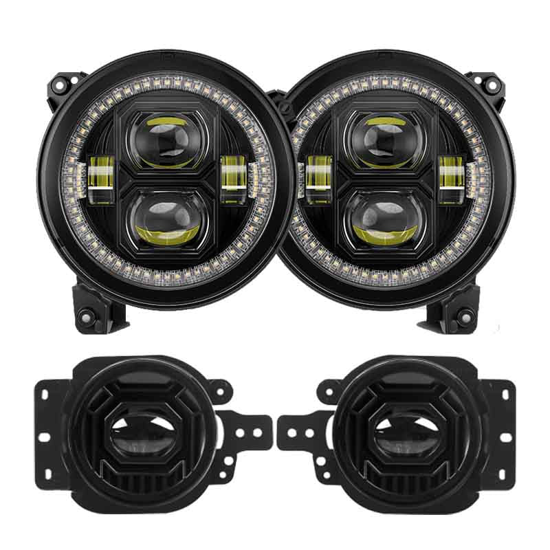 jeep wrangler jl headlights and jl fog lights