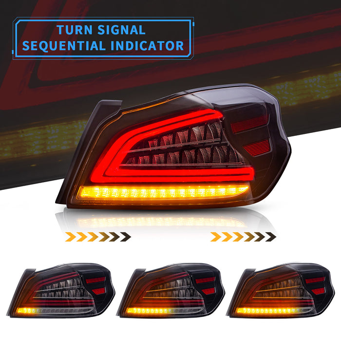 After LED Tail Lights for 2015-2021 Subaru WRX / WRX STI