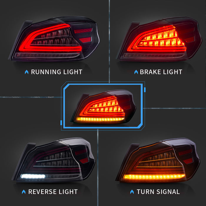 After LED Tail Lights for 2015-2021 Subaru WRX / WRX STI