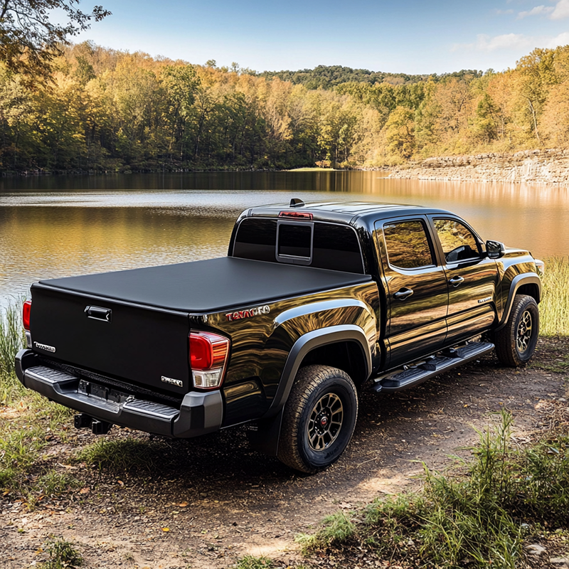 Roxmad Soft Roll Up Tonneau Cover for Toyota Tacoma 6FT Long Bed