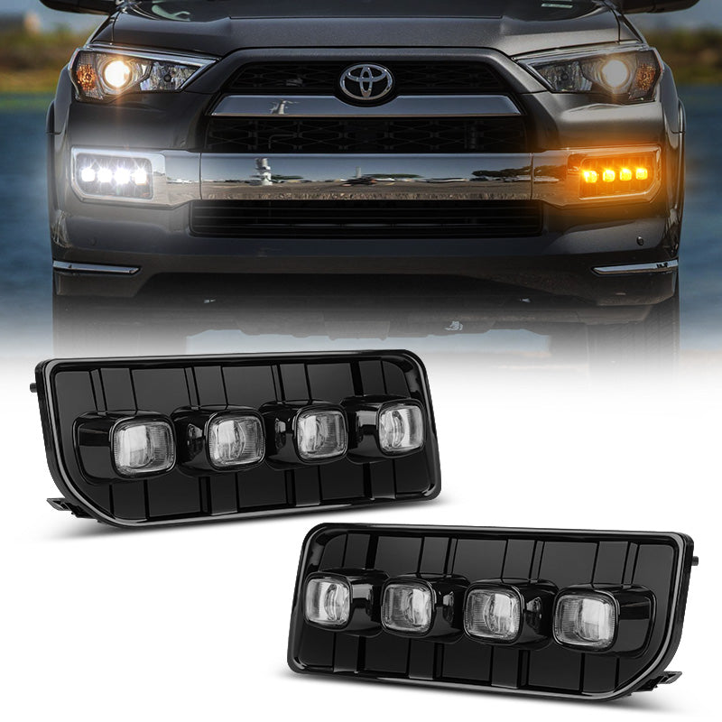 Luces antiniebla LED estilo 4 ojos para Toyota 4Runner Limited 2014 y posteriores